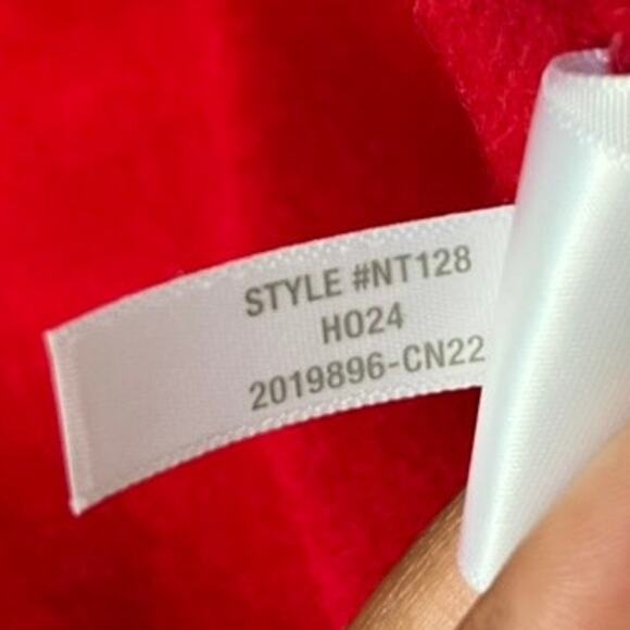 Madewell Red Collared Wool Zip Front Double-Faced Rounded-Sleeve Jacket Size XS - Picture 9 of 9